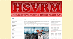 Desktop Screenshot of hsvrm.de
