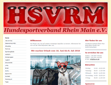 Tablet Screenshot of hsvrm.de